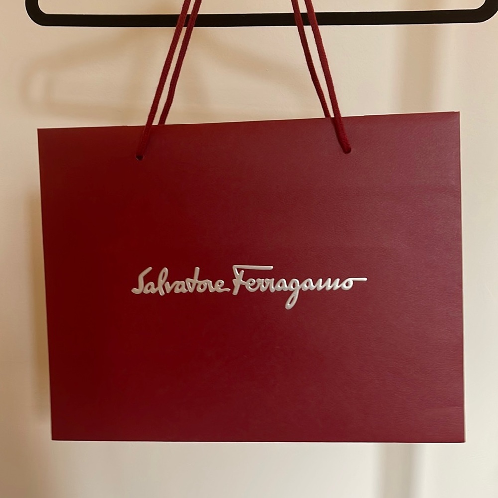 Salvatore Ferragamo shopping bag